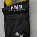 Pickleball Paddles Set of 2 with 4 Balls - USAPA Approved Fiberglass Surface, Lightweight, Non-Slip Grip - Premium Paddle Set for All Skill Levels Indoor & Outdoor (Black)