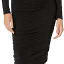 Velvet by Graham & Spencer Women's Tori Ruched Off The Shoulder Dress (Black, M)