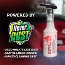 MAXL Interior Car Cleaner Detailer Spray with NeverDust Technology Formula (20oz, 1 Pack) - Repels Dust, Wipes Oil, Residue with Matte Finish for Leather, Dash, Trim & Screens - Safe on All Surfaces