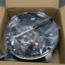 Carbon Steel Wok Pan, 10.2" Woks & Stir-Fry Pans with Glass Lid Cookwares, Nonstick Wok Flat Bottom Small Handmade Chinese Wok For for All Stoves