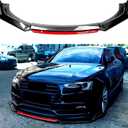 JMTBNO Front Bumper Lip Splitter,Car Front Lip Spoiler Body Kit Compatible with Honda Civic Chevy Camaro VW Golf Infiniti G37 Mitsubishi Lancer Mercedes Benz