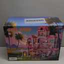 Villa Playset for Girls Ages 3-7, 4-Story 12 Room House with 2 Dolls, Furniture and Accessories, Indoor Playset Girls Toys for Ages 6-8, Pretend Toddler Toy, Birthday Gifts for Kids 4-8