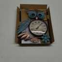 MUMTOP Outdoor Thermometer, 42 Inch Metal Owl Garden Stake Outside Wall Thermometer for Patio, Yard and Garden