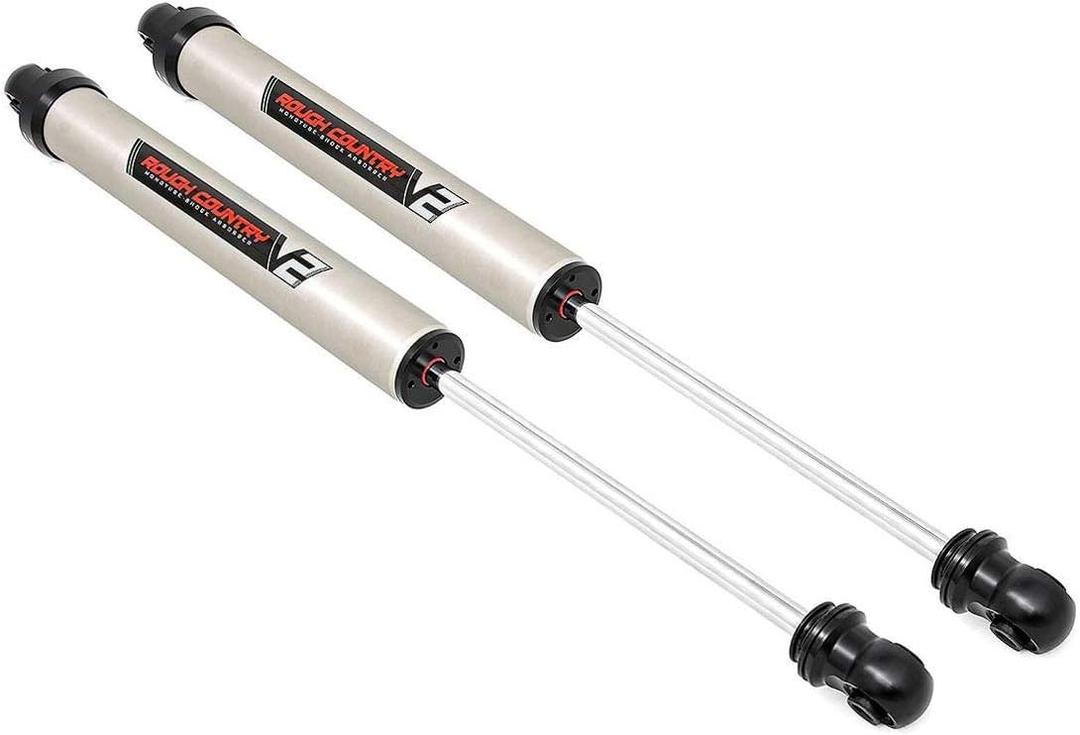Rough Country 2.5-6" V2 Monotube Rear Shocks for 99-06 Chevy/GMC 1500-760739_A