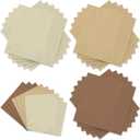 Whaline 150Pcs Brown Paper Napkins 3 Colors Disposable Napkins Brown Theme Fall Dinner Napkin for Farmhouse Wedding Birthday Party Celebration Gathering Supplies Table Decorations