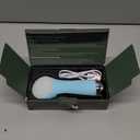 Face Scrubber Facial Cleansing Brush - Waterproof and Rechargeable Face Cleansing Brush with 4 LED Gentle Light, Cleansing, Exfoliating and Massaging, Electric Face Scrub Brush for Men & Women (Blue)