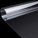 Beeveer 1 Roll of 42 x 96 Inch Extra Large PET Sheets, Transparent Clear Flexible Plastic Sheet for Craft, Picture Frames, Sign Blank, DIY Display Project, Protective Barriers