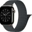 Patented Magnetic Link Sport Band Compatible with Apple Watch Bands Men 44mm 45mm 46mm 49mm 42mm 41mm 40mm 38mm Women, Nylon Sport Loop Strap for iWatch Ultra 3 2 1 SE Series 11 10 9 8 7 6 5 4 3 2 1