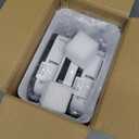 3 Pack Bathroom Trash Can 2.6 Gallon Small Touchless Automatic Motion Sensor Trash Cans Slim Waterproof Garbage Bin with Lid for Kitchen, Office, Bedroom White