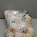 MorisMos 3 Packs Teddy Bears Bulk Stuffed Animals, Cute Small Teddy Bear Plush Toys, Little Stuffed Bear for Kids on Centerpiece Baby Shower, 14 Inches (3 Pcs Elegant)