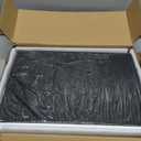 YAOHUOO 2-Tier Desktop Printer Stand with Fabric Drawer, Prtiner Table with Storage Shelf, Desk Organizer for Home Office, 3D Printer, Fax Machine, Scanner, 19.6"x14.9" Black