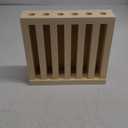 Wooden Lipsticks Holder 0.7 inch Lip Balm Tube Holder Lip Gloss Organizer Display Wood Lipsticks Tube Tower Organizer for Market Craft Booth Room Display(6 Slot)