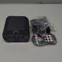 DJ Laser Party Lights, RGB LED Disco Light, Sound Activated Projector Strobe Light with Remote Control for Christmas Halloween Decorations Karaoke Birthday Dance Wedding Stage Show (Corded Electric*1, Black)