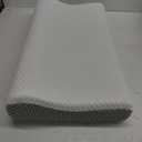 Memory Foam Pillows, Cervical Neck Pillow for Sleeping, Ergonomic Pillow for Neck Pain Relief, Contour Support for Side Back Sleepers (Gray)