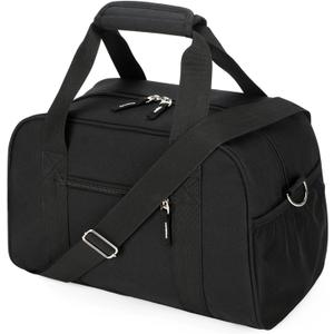 SeaRock 14 inch Small Gym Bag for Men & Women, Mini Duffle Bag for Travel Sports, Lightweight Carry On Duffel Bag, Black