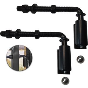 2 Pack J-Bolt Hinge for Doors Gates,Heavy-Duty Driveway Gates, Heavy-Duty Steel Welded Hinge for Welding on Larger Iron or Steel Gates (A-5/8)