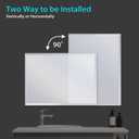 30x30 Inch Bathroom Mirror Frameless Beveled Edge Rectangle Wall Mirror Explosion Proof and Shatterproof Bathroom Vanity Mirror Wall Mounted Hang Firmly (Horizontal or Vertical)