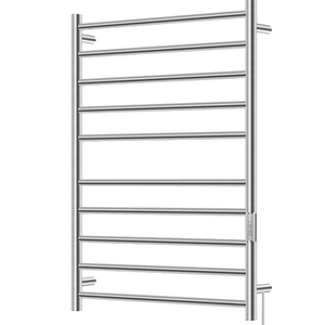 Electric Towel Warmer, Hot Towel Warmer for Bathroom, Heated Towel Rack Stainless Steel 10 Bar Large Rack with Built-in Timer, Hard-Wired & Plug-in, Fast Heating Nickel