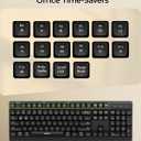 seenda Wireless Bluetooth Keyboard Mouse Combo, COE200 Ergonomic Keyboard with Wrist Rest, Silent Mouse, Multi-Device Connection, Full-Size Compatible for Windows PC Laptop Mac MacBook, Black