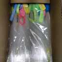 28 PCS Glow Fiber Wands Sticks, New Year's Glow Sticks, LED Light Wands, Glow in The Dark Party Supplies, Fiber Optic Wands, LED Flashing Sticks, Fiber Optic Light Wand Stick for Party (Color-28 Pack)