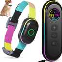 Dog Shock Collar & Dog Bark Collar, 2 in1 Collar Dog Bark Training Collar with 5 Adjustable Sensitivity, 3 Training Modes, 3300FT Remote, IPX7 Waterproof, Rechargeable for Dogs (Multi-Color)