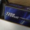 Zeee 4S Lipo Battery 7200mAh 14.8V 80C with EC5 Connector Hard Case RC Battery for RC Car Truck Tank Buggy Truggy RC Racing Models(2 Pack)