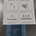 Roxzo Folding Mattress Queen Size,6 inch Tri-fold Memory Foam Mattress Topper with Washable Cover, Non-Slip Bottom Guest Bed Queen Size, 78" x 58" x 6"