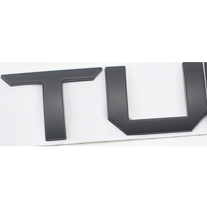 APSG Tailgate Emblem Lettering | Compatible with 2022 2023 | Matte Black | 3D Raised Beveled Edge Insert 