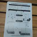 3 Panels No Dig Wood Privacy Screen, 42" H x 40" W Outdoor AC Fence