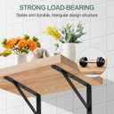 8 Pack L6 x H 4" Black Heavy Duty Shelf Brackets with Screws Metal Shelf Brackets Shelf Support Angle Brackets for Shelves L Brackets Heavy Duty Floating Shelf