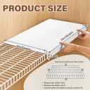 Wire Shelf Covers, 36" W X 16" D PVC Wire Rack Covers for Pantry (4pcs)