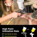 InoKraft D1 LVLP Air Spray Gun Premium Kit, Easy to Use, Paint Gun for Cars & House DIY Painting, 1.3/1.5/1.7mm Nozzles, with Paint Sprayer Accessories