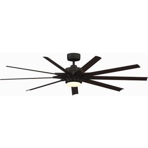 Fanimation MAD8152DZW Indoor/Outdoor Custom Ceiling Fan Motor-Dark Bronze, with LED, Light Kit