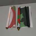 Ivenf Christmas 2pc Outdoor Yard Banner, Red White Santa Snowman, Merry Decorations, Sturdy Poles, Hanging, Front Porch, Home, Indoor Outdoor, Garage Door, 71x13 inches