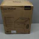 Silonn Ice Maker Countertop, 9 Cubes Ready in 6 Mins, 26lbs in 24Hrs, Self-Cleaning Ice Machine with Ice Scoop and Basket, 2 Sizes of Bullet Ice for Home Kitchen Office Bar Party