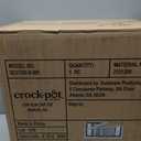 Crock-Pot 7-Quart Manual Slow Cooker, Family Size Serves 8+ People & Fits 6-lb Roast, Removable Stoneware with Warming Setting, Dishwasher Safe for Easy Cleanup, Stainless Steel