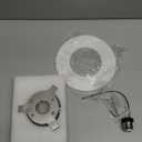 Recessed to Pendant Light Converter Kit 5 and 6 inch Can Light Conversion, Includes E26 Socket, Mounting Bracket, Round Ceiling Plate & White Cover