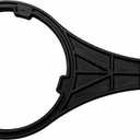 CFS 1 Pack Water Housing Wrench Compatible with GXWH40L, GXWH30C, GXWH35F, GXWH38F, GNQH38S Filter Housing & Wide Body Filter Models Durable Plastic, Under Sink Water Filter Housing Wrench - Black