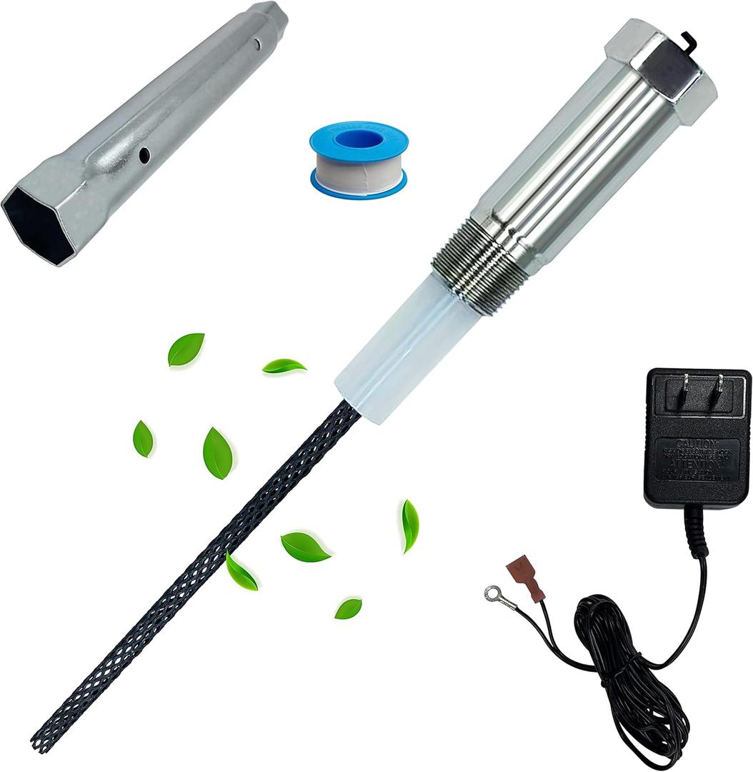 Titanium Anode Rod, Electric Rod, Packed with Wrench, Removing Odor Water Smell (40-89 Gallon Tank)