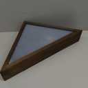 DICOSMETIC Wooden Flag Display Case for 3"x5" Folded American Flag 44x23x8.5cm Small Military Flags Frame Wall Mounted Flag Cases for Veterans with Clear Acrylic Windows for Home Decor