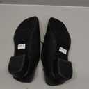 Men's Ballroom Dance Shoes Black Leather Sole Tango Salsa Latin Character Shoe (9.5 / Black)