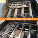 Hisencn Gas Grill Parts for Charbroil Grill Performance 463673519 463625217 463625219 463673517 463673017 463347519 463275517 463244819, 470-5200-W1, G470-0004-W1, Heat Plates Burner Tube 2 Burner