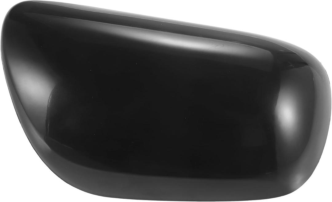X AUTOHAUX Right Side Car Side Door Wing Mirror Cover Rear View Mirror Cap for Toyota Yaris 2008-2013 Gloss Black, 23.5x11.5x8cm / 9.25"x4.53"x3.15"