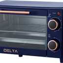 2 Slice Toaster Oven, Small Countertop Oven, Compact Mini Oven Fits 9” Pizza, with Timer & Temperature Control with Baking Tray & Rack for Kitchen, Dorm, Apartment, 750W