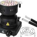 Coal Burner, Charcoal Burner For Cubes Charcoal Starter ETL Approved Durable Multipurpose Electric Stove 120v~600w,Overheat Protection Coconut Coals Burner