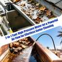 20FT Telescopic Gutter Cleaning Tool, Heavy Duty for 2-Story Homes