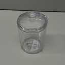 Rounds Pad Storage Box Makeup Remover Cotton Pad Organizer Lids Acrylic Swab Holder