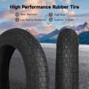 yeesport 12 1/2 x 2 1/4 Tire, 2 Pack 12.5" Kid Bike Tire & 12.5x2.25 Inner Tube, 12.5" Heavy Duty Bike Tubes Schrader Valve With Repair Kit,12 X2  (62-203) Electric Scooter Tires MTB Tires