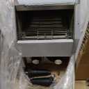 Commercial Toaster Conveyor 150 Slices/H Heavy Duty Industrial Conveyor Toaster Stainless Steel Electric Oven with Dual Heating Tube 7-speed Adjustments for Croissant Bakery Cafe Bagel