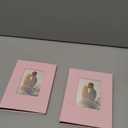 2 Pack Photo Album Holds 24 Pockets with Linen Cover and Customizable Window, Fits 4x6 Photos, Archival Black Pages, Pink